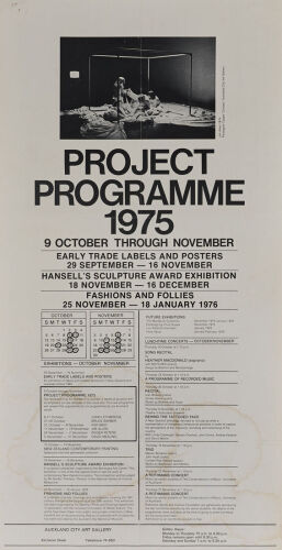 AUCKLAND CITY ART GALLERY October/November 1975