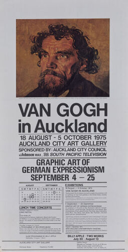AUCKLAND CITY ART GALLERY August September 1975