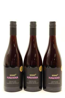 (3) 2018 Soho Havana Pinot Noir, Marlborough