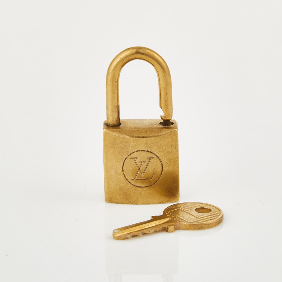 Buy Authentic Louis Vuitton Gold Brass Lock and Key Set 315 Online