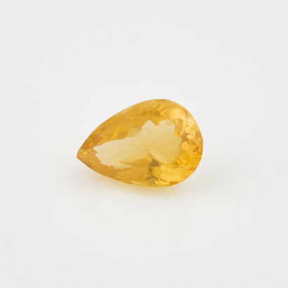 Loose, 9.35cts Pear Shaped Citrine