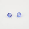 Loose, Pair of 1.40ct, Round Cut Tanzanites