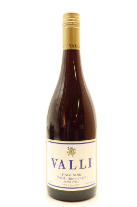 (1) 2017 Valli Waitaki Vineyard Pinot Noir, North Otago