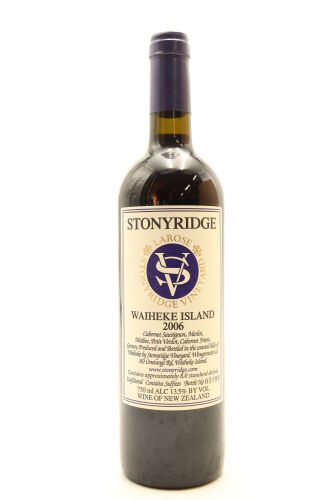 (1) 2006 Stonyridge Vineyard Larose, Waiheke Island