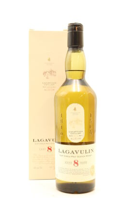 (1) Lagavulin 8 Year Old Single Malt Scotch Whisky, 48% ABV