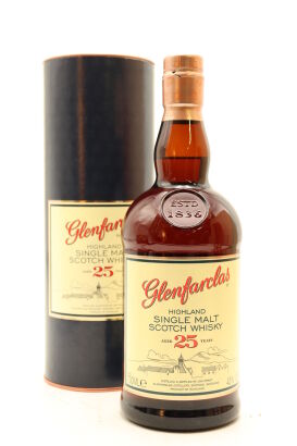 (1) Glenfarclas 25 Year Old Single Malt Scotch Whisky, 43% ABV