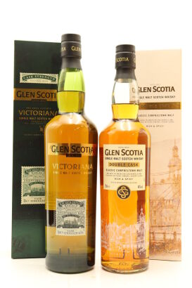 (1) Glen Scotia Single Malt Scotch Whisky Collection, 2 Bottles Sold as One Lot