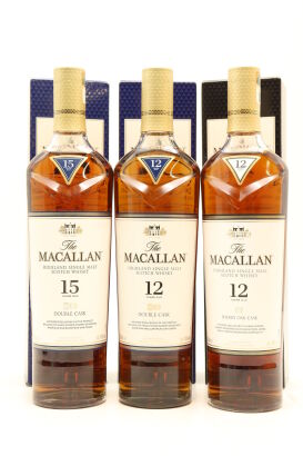 (1) The Macallan Single Malt Whisky Collection, 3 Bottles Sold as One Lot