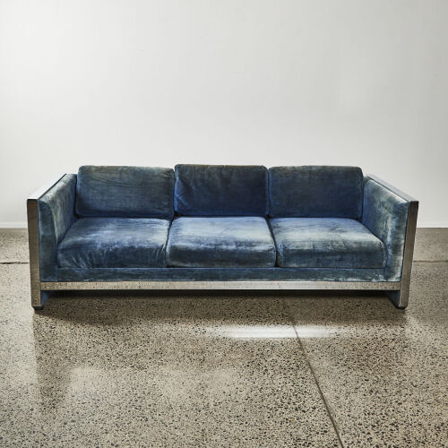 A Milo Baughman Three-Seater Sofa for Selig of Monroe