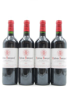 (4) 2005 Chateau Bourgneuf, Pomerol [JR17.5]