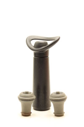 (1) Wine Saver with 2 Vacuum Stoppers