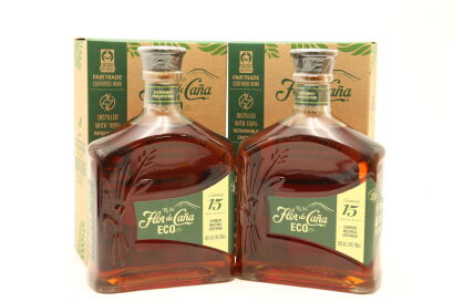 (2) Flor de Cana 15 Year Old ECO, Rum, 700ml, 40% ABV [GB]