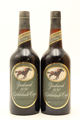 (2) 1977 St Hallett's Vintage Port Racehorse Series - 1980 Adelaide Cup 'Yashmak', Barossa Valley