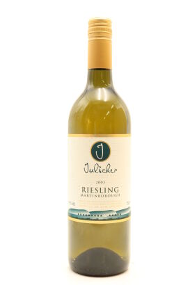 (1) 2003 Julicher Riesling, Martinborough