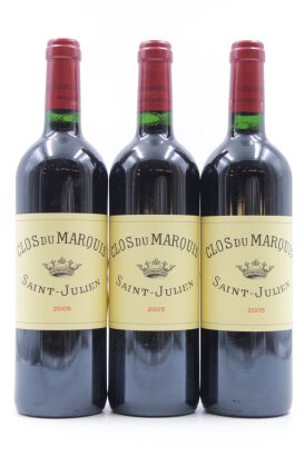 (3) 2005 Chateau Leoville-Las Cases 'Clos du Marquis', Saint-Julien