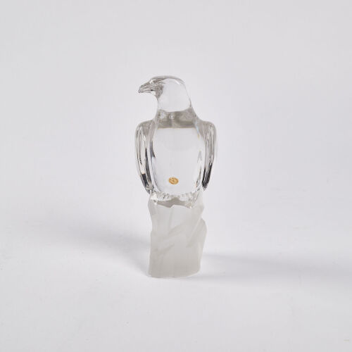 A German Bleikristall Crystal Eagle Figure