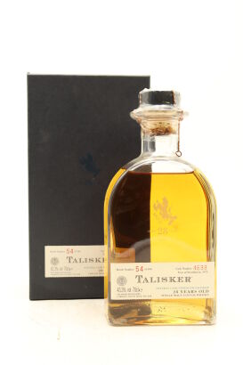 (1) Talisker 1973 Natural Cask Strength 28 Years Old #4633 Single Malt Scotch Whisky, 43.3% ABV (Bottle Number 54/100)