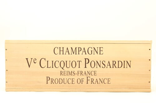 (12) 1989 Veuve Clicquot Ponsardin Trilennium Reserved Cuvee, Champagne (OWC)