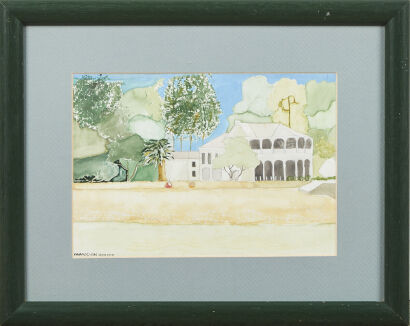 ARTIST UNKNOWN Mansion House Water Colour