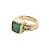 18ct Yellow Gold, 5.91ct Emerald and .27ct Diamond Ring - 2