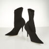 Balenciaga Knife Sock Jersey Boots, Size 40