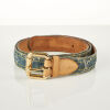 Louis Vuitton Denim Monogram Belt, Size 100/40