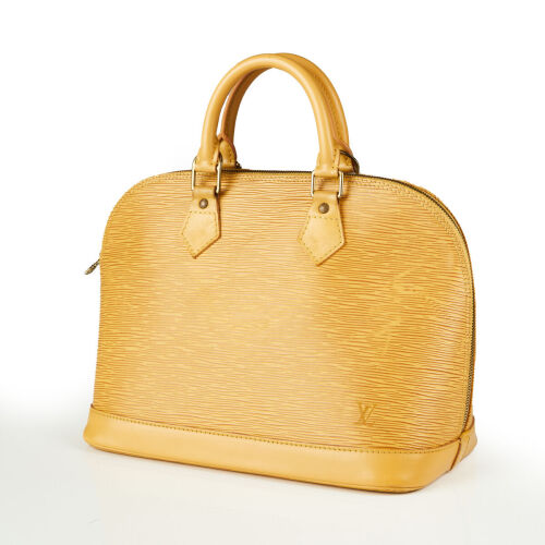 Louis Vuitton Yellow Epi Alma Bag