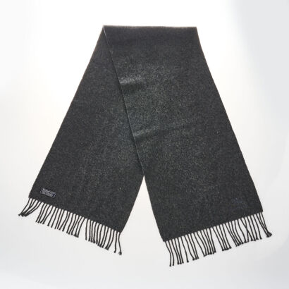 Burberrys, Grey 100% Cashmere Scarf