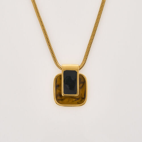 Givenchy Enamel Pendant Necklace, circa 1977