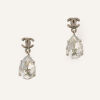 Chanel, Pear Shape Crystal CC Earrings with Box