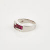 18ct White Gold, .80ct Ruby and .20ct Diamond Ring - 2