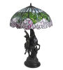 A Pegasus Lamp with Tiffany Style Shade - 2