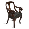 A Leather Seated Regency Style Chair - 2