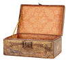 A Rare French 17th Century Tooled Leather Document Box - 2