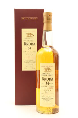 (1) Brora 34 Year Old 2017 Release Single Malt Scotch Whisky, 51.8% ABV