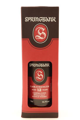 (1) Springbank 12 Year Old Cask Strength 2017 Release Single Malt Scotch Whisky,56.3%