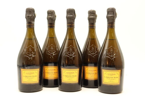 (5) 1990 Veuve Clicquot Ponsardin La Grande Dame Brut, Champagne [JR17.5] [RP95]