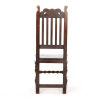 A Set of Six Charles II Period Oak Dining Chairs - 4