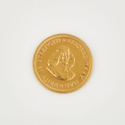 A Gold, 1976 1R Krugerrand Coin