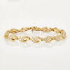 14ct Yellow Gold, 1.25ct Diamond Bracelet