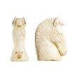 A Pair of Decorative Ceramic Horse Heads