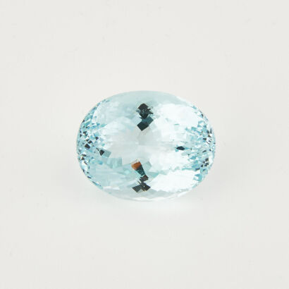 A Faceted, 28.03ct Aquamarine Gemstone reported from the Kangayan Region