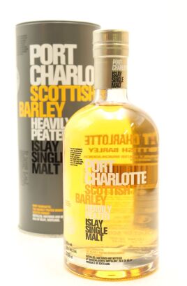 (1) Port Charlotte Scottish Barley Single Malt Scotch Whisky, 50% ABV