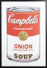 A Large Sized Andy Warhol Soup Can Serigraph