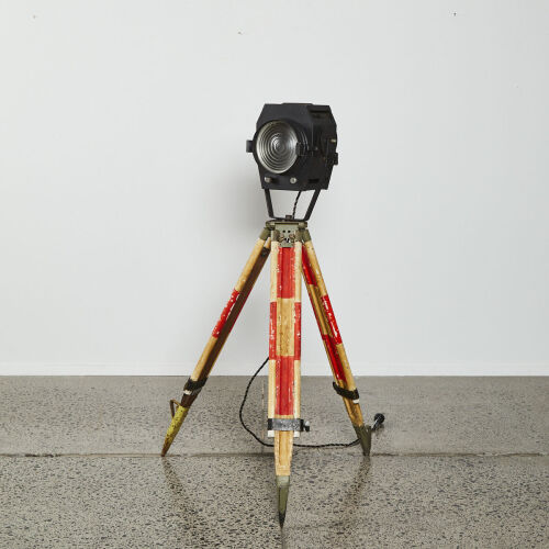 A Vintage Industrial Stage Lamp