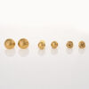 A Collection of 3 pairs of 9ct Yellow, Italian Gold Earrings