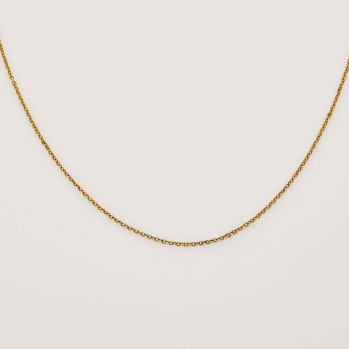 9ct Yellow Gold, 45cm, 1.8mm Cable Link Chain