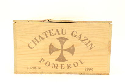 (12) 1998 Chateau Gazin Pomerol (OWC)