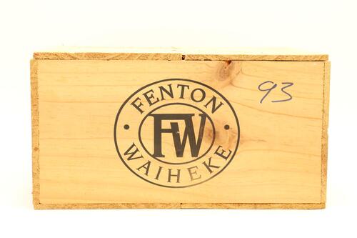 (6) 1993 Fenton Cabernet Sauvignon - Merlot - Franc, Waiheke Island (OWC)