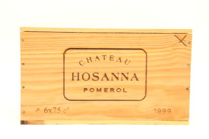 (6) 1999 Chateau Hosanna, Pomerol [JR16] (OWC)